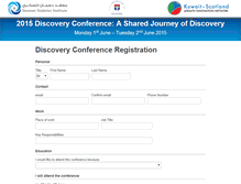 Tablet Screenshot of discover.dasmaninstitute.org